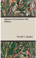 Japanese Government and Politics