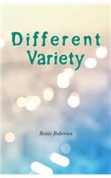 Different Variety: (English)