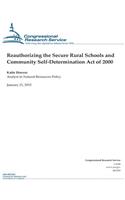 Reauthorizing the Secure Rural Schools and Community Self-Determination Act of 2000