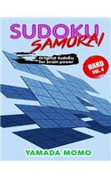 Sudoku Samurai Hard: Original Sudoku For Brain Power Vol. 4: Include 100 Puzzles Sudoku Samurai Hard Level(4 Hard Level Sudoku Samurai for Brain Power)