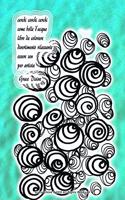 cerchi cerchi cerchi come bolle d'acqua libro da colorare divertimento rilassante essere zen per artista Grace Divine