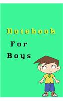 Notebook For Boys: Blank Journal Notebook To Write In