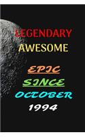 Legendary Awesome Epic Since October 1994