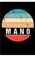 Mano: 100 Pages 6 'x 9' -Dot Graph Paper Journal Manuscript - Planner - Scratchbook - Diary