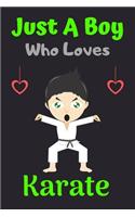 Just A Boy Who Loves Karate