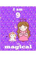 unicorn journal i am 9 and magical