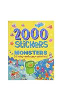 2000 Stickers Monsters Activity Book