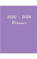 2020 - 2024 - Five Year Planner: Agenda for the next 5 Years - Monthly Schedule Organizer - Appointment, Notebook, Contact List, Important date, Month's Focus, Calendar - 60 Months 
