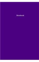 Indigo Colored Blank Bound Notebook/Journal, 6x9 in, 100 pages.