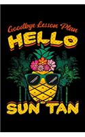 Goodbye Lesson Plan Hello Sun Tan