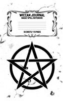 Wiccan Journal Magic Spell Notebook 55 Sheets/110 Pages