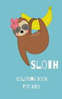 Sloth Coloring Book for Kids
