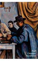 Cezanne Notebook: The Card Players Journal - 100-Page Beautiful Lined Art Notebook - 6 X 9 Artsy Journal Notebook (Art Masterpieces)