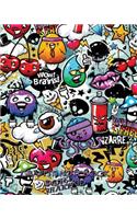 Graffiti Notebook Dot Grid