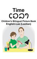 English-Lao (Laotian) Time Children's Bilingual Picture Book