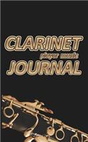 Clarinet Player Music Journal: Music Blank Sheet Notebook for Musicians. 200 Pages with 5 X 8(12.7 X 20.32 CM) Size for Your Music Notes. Music Journal for Musicians and Songwrite