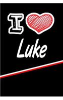 I Love Luke: Isometric Dot Paper Drawling Paper Notebook Journal Featuring 120 Pages 6x9