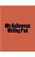 My Halloween Writing Pad