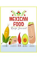 Recipe Journal Mexican Food