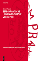 Serbokroatische Und Makedonische Volkslyrik