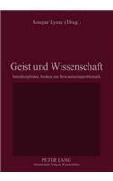 Geist Und Wissenschaft