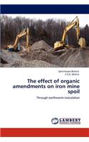 effect of organic amendments on iron mine spoil