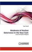 Weakness of Nuclear Deterrence in the Near East