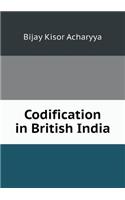 Codification in British India: (English)
