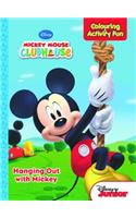 Colouring and Activity - Hanging Out with Mickey