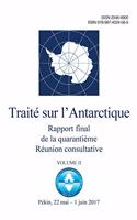 Rapport final de la Quarantième Réunion consultative du Traité sur l'Antarctique - Volume II