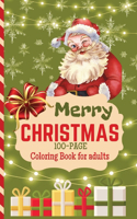 Merry Christmas Coloring Book For Adults