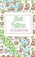 Sloth Patterns: Fold and Send Letters