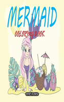 Mermaid Coloring Book for Kids: Fun Mermaid Coloring Gift Book for Mermaid Lovers & Girls Relaxation - 8.5x11 Inch Stress Relieving 50 Printable Coloring Complex Mermaid Coloring P