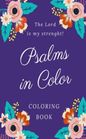 Psalms Coloring Book: Inspirational Bible Verses For Christian