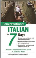 Conversational Italian in 7 Days Package (Book + 2cds)