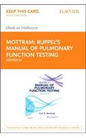 Ruppel's Manual of Pulmonary Function Testing - Elsevier eBook on Vitalsource (Retail Access Card)