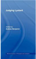 Judging Lyotard: (Warwick Studies in Philosophy and Literature)