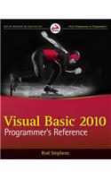 Visual Basic 2010 Programmer's Reference