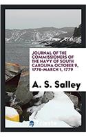 JOURNAL OF THE COMMISSIONERS OF THE NAVY