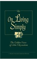 On Living Simply