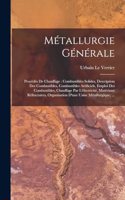 Métallurgie Générale