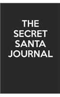 The Secret Santa Journal: - Blank Page Journal - With No Lines - (Diary, Notebook)