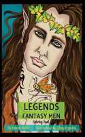 Legends Fantasy Men Coloring Book