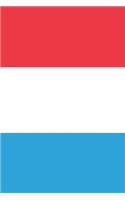 Luxembourg Travel Journal - Luxembourg Flag Notebook - Luxembourg Flag Book