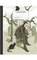 Composition Book Wide-Ruled Edgar Allan Poe Nevermore