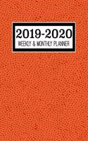 2019-2020 Weekly & Monthly Planner