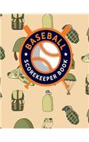 Baseball Scorekeeper Book