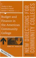 Budget and Finance in the American Community College