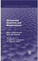 Personality Structure and Measurement (Psychology Revivals)