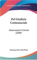 Del Giudizio Contumaciale